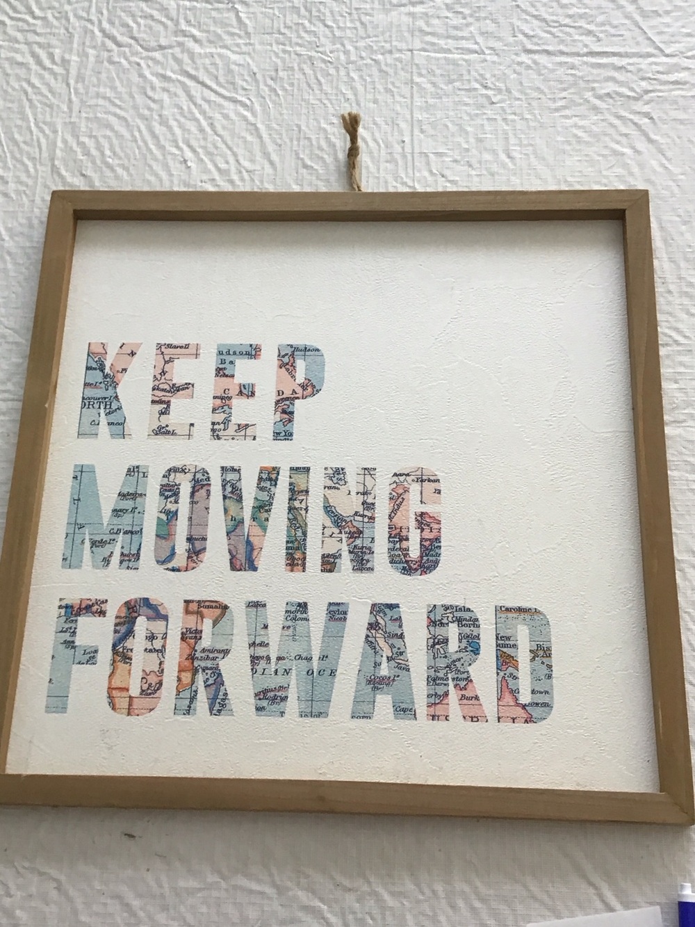 Ashland 'Keep Moving Forward' Framed Wall Art in Multicolor